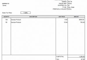 Invoice Template For IT Services And Simple Invoice Template Free