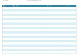 Invoice Work Order Template And Invoice Sample For Contract Work