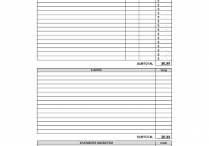 Labour Bill Format In Excel Free Download And Hvac Invoice Template