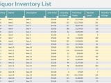 Liquor Inventory Spreadsheet Download 1