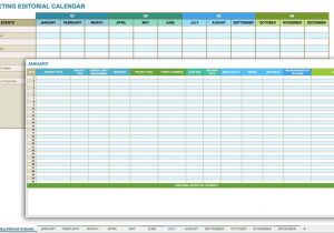 Marketing Budget Planning Spreadsheet and Social Media Marketing Calendar Template