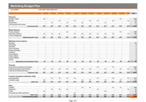 Marketing Campaign Tracking Spreadsheet and Marketing Campaign Calendar Template