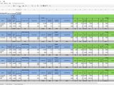 Marketing Spreadsheet Template and Marketing Calendar Template 2017
