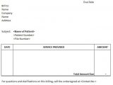 Medical Bill Template Excel And Medical Bill Dispute Letter Template