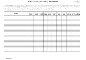 Medical Equipment Inventory Spreadsheet And Inventory Equipment List Spreadsheet