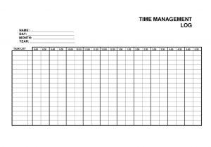 Microsoft Excel Time Management Template