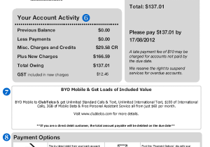 Mobile Phone Bill Template And Mobile Recharge Bill Template