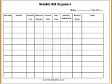Monthly bill list template and free bill payment checklist template