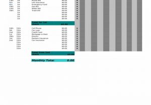 Monthly Bill Organizer Template Excel And Excel Bill Payment Organizer Template