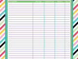 Monthly Bill Organizer Template Free And Excel Monthly Budget Template