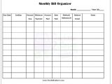 Monthly Bill Template Free Printable And Simple Monthly Budget Template