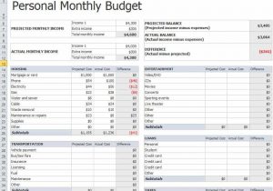 Monthly Budget Planner Excel And Monthly Business Expenses Spreadsheet Template