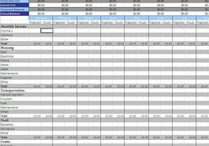 Monthly Budget Template Excel Free Download And Monthly Budget Template Excel Download