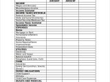 Monthly Budget Worksheet Excel And Daily Personal Budget Worksheets