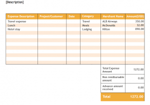 Monthly Expense Report Template Excel And How To Keep Track Of Business Expenses