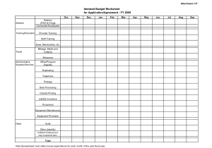 Monthly Expenses Template And Tax Expense Spreadsheet