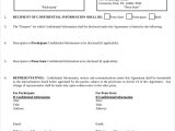 Non Disclosure Agreement Template Florida And Non Disclosure Statement Sample