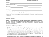 Non Disclosure Agreement Template For App Development And Non Disclosure Agreement Template Pdf