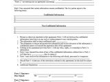Non Disclosure Agreement Template For Employees And Non Disclosure Agreement Sample Pdf