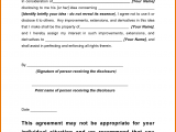 Non Disclosure Agreement Template Free And Non Disclosure Agreement Template California
