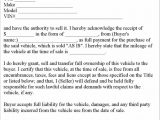 Notarized Vehicle Bill Of Sale Template And Bill Of Sales Template Free