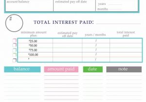 Paying Off Credit Card Debt Template And Credit Card Balance Spreadsheet