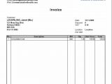 Payment Invoice Template Word And Bill Invoice Format In Ms Word