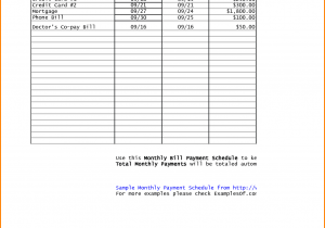 Payment Schedule Template Contract And Sample Payment Schedule Template