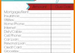 Personal Budget Worksheet And Budgeting Education Handouts