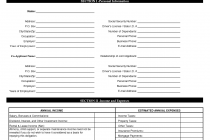 Personal Financial Statement Example Excel And Personal Financial Statement Form For Bank Loan