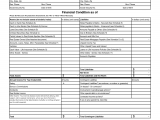 Personal Financial Statement Template Word And Personal Financial Statement Template Rich Dad