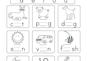 Phonics Worksheets For Kindergarten Vowels And A E I O U Worksheets For Kindergarten