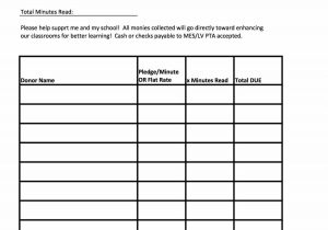 Pledge Sheets For Fundraising Template And Free Printable Pledge Forms