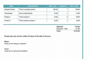 Plumbing Invoice Template Pdf And Plumbing Invoice Examples