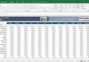 Profit and Loss Percentage Worksheet with Profit and Loss Report Excel