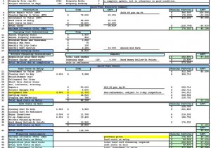 Real Estate Investment Calculator Spreadsheet and Return on Investment Spreadsheet for Real Estate