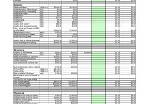 Remodeling Estimate Invoice Template And Residential Construction Cost Estimator Excel