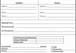Rent receipt template free pdf and rental receipt template microsoft word