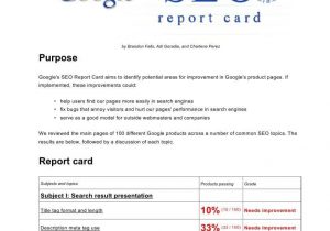 SEO Analysis Report Sample And SEO Strategy Report Sample