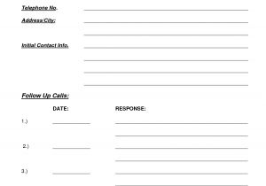 Sales Lead Sheet Example And Sales Lead Form Template Word