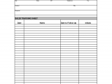 Sales Lead Sheet Template And Sales Lead Sheet Pdf