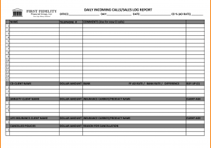 Sales Visit Report Template Excel And Sales Visit Report Template Doc