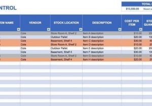 Sample Asset Tracking Spreadsheet And Equipment Tracking Spreadsheet