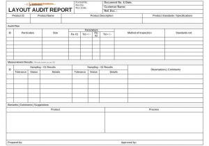 Sample Audit Report With Findings And Sample Audit Report For Inventory