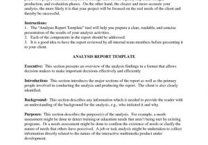 Sample Business Analysis Reports And Sample Business Analysis Work Plan