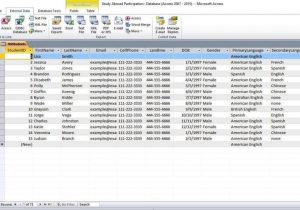 Sample Excel Database Free Download And Excel Spreadsheet Smaple With Data