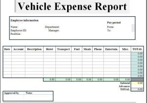 Sample Expense Report Spreadsheet And Sample Personal Expense Report Excel