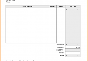 Sample Invoice For Services Rendered And Invoices Free Template