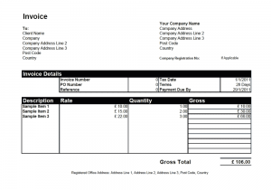 Sample Invoice Graphic Design Freelance And Graphic Designer Invoice Template Free