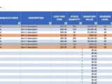 Sample Linen Inventory and Small Business Inventory Spreadsheet Template